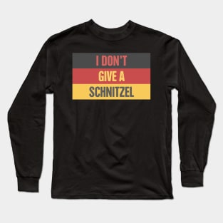 Schnitzel - Funny Oktoberfest German Food Long Sleeve T-Shirt